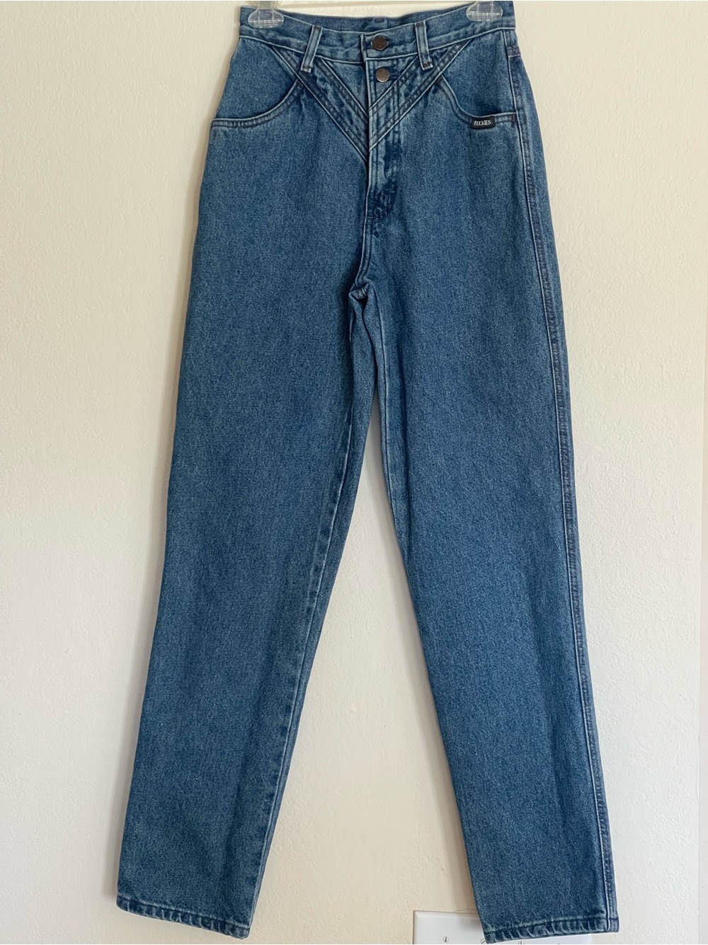 Vintage Rocky Mountain Rockies Bareback High Rise Western Jeans Size 28/7